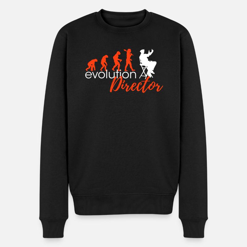 Director Evolution Designers Edition - Männer Premium Bio Pullover - Schwarz