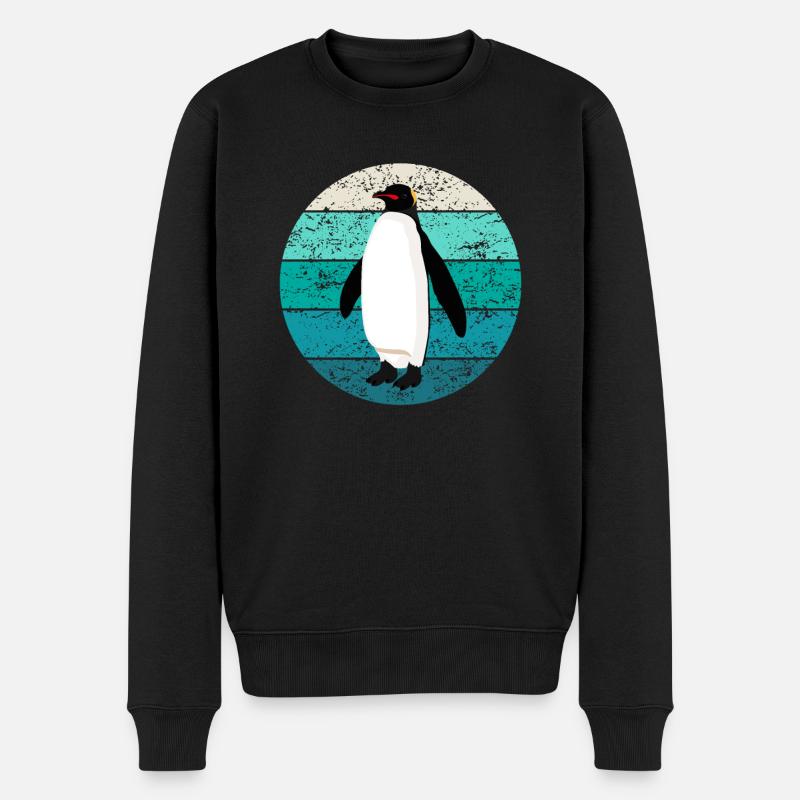 Penguin Seabird Seabird Retro Cadeau - Pull Premium bio Homme - noir