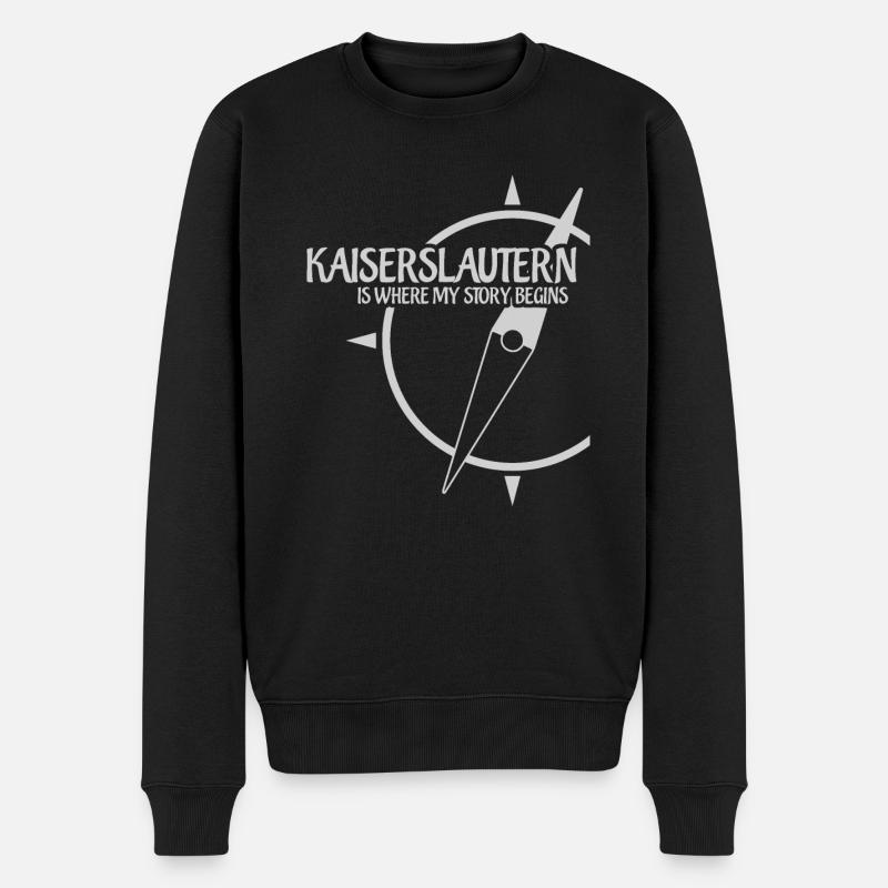 Kaiserslauterer Kaiserslautern - Männer Premium Bio Pullover - Schwarz