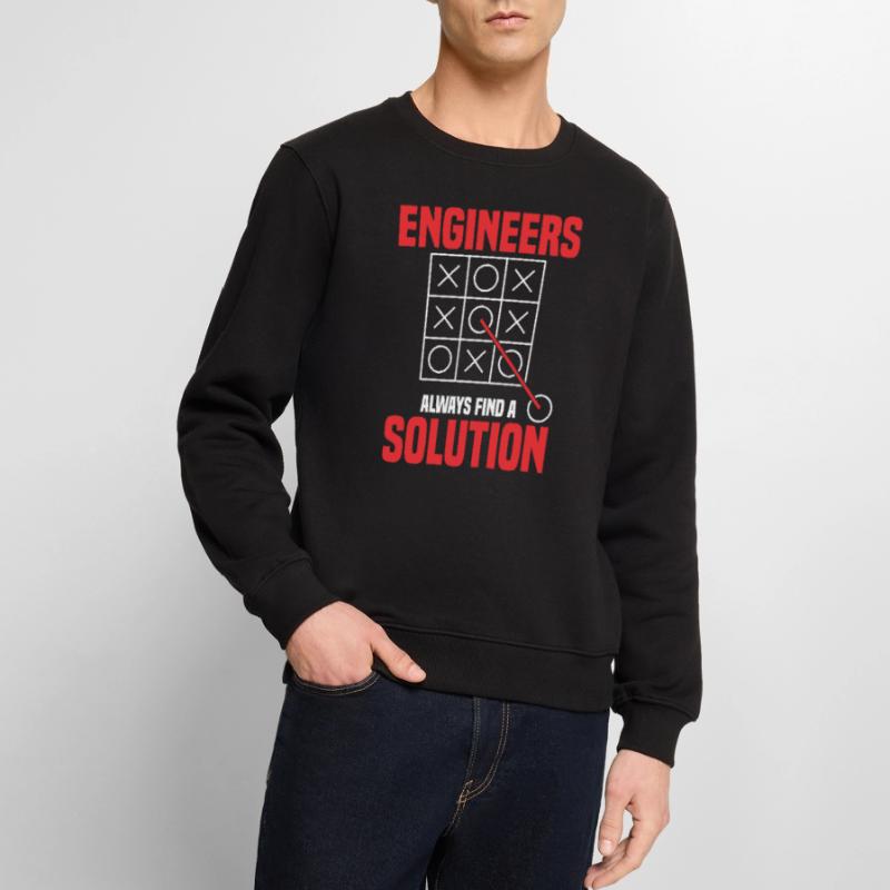Engineers Always Find A Solution Engineering Appar Men's Premium Organic Jumper