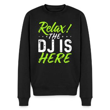 DJ Music Techno Dance Party Cadeau - Pull Premium bio Homme - noir - Devant - Nico (187cm)