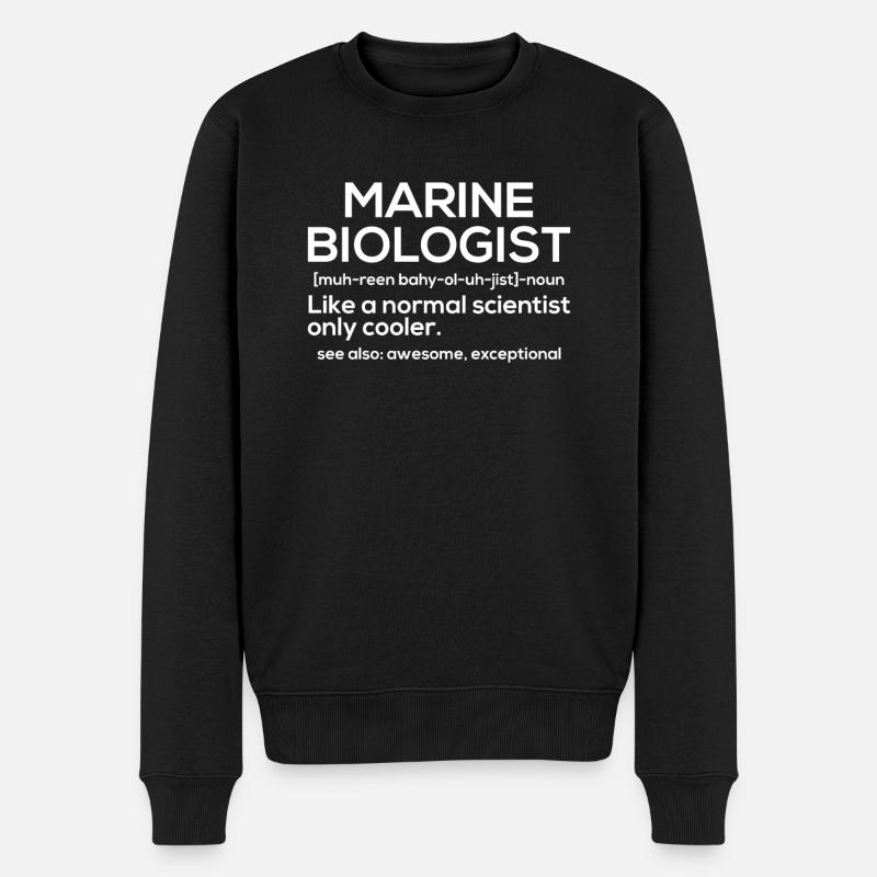 Biologie marine - Pull Premium bio Homme - noir