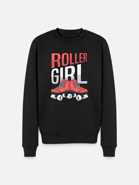 Roller Skates Running Roller Skates - Men's Premium Organic Jumper - black
