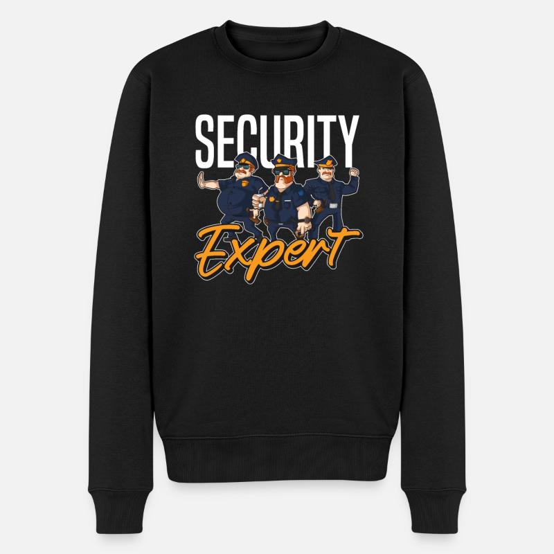 Service de sécurité des agents de sécurité - Pull Premium bio Homme - noir