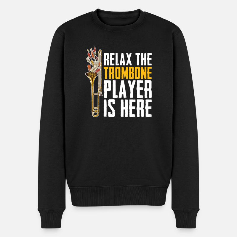 Jazz - Männer Premium Bio Pullover - Schwarz