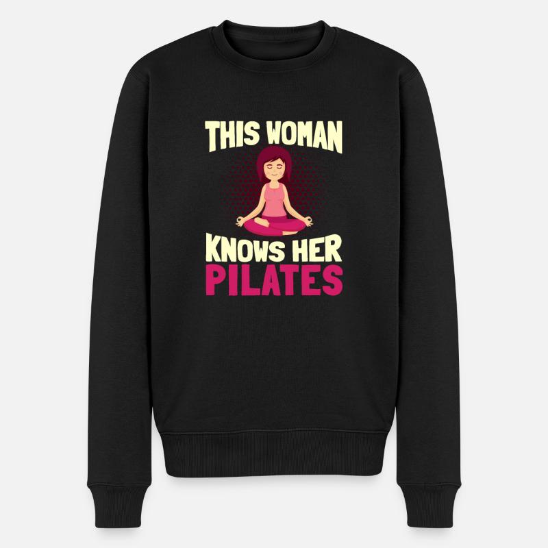 Pilates - Pull Premium bio Homme - noir