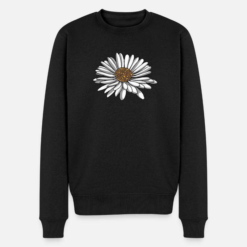 Hobbygärtner Garten Gärtner Gänseblume - Männer Premium Bio Pullover - Schwarz