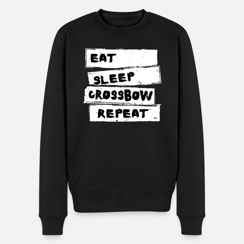 Arbalète - Besta Tshirt - Pull Premium bio Homme - noir