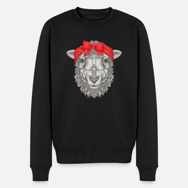 Moutons Moutons - Pull Premium bio Homme - noir