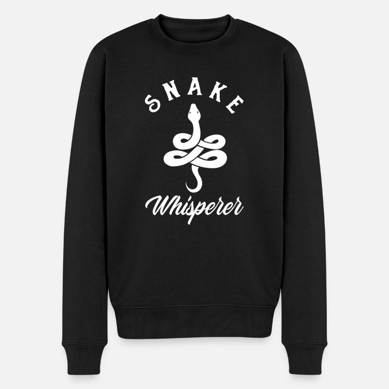 Snake Snake Snake - Men's Premium Organic Jumper - black
