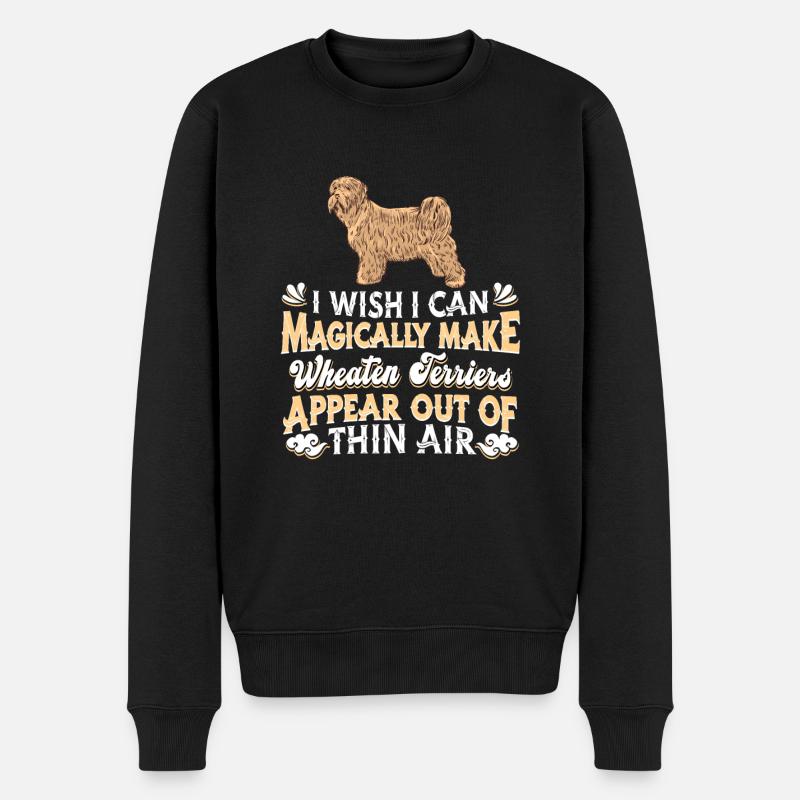 Wheaten Terrier Chien - Pull Premium bio Homme - noir
