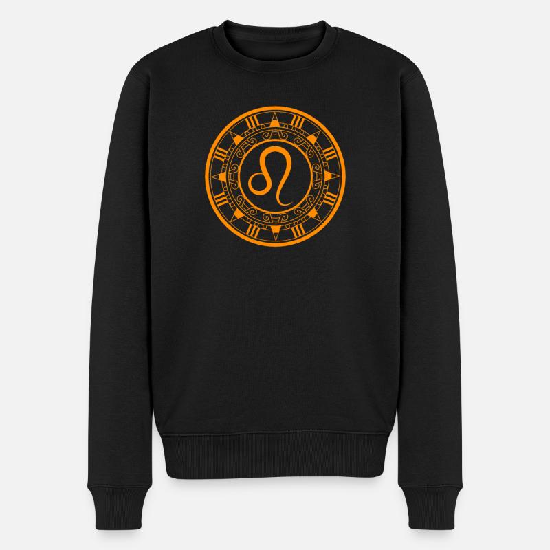 Zodiaque Lion Horoscope Astrologie - Pull Premium bio Homme - noir