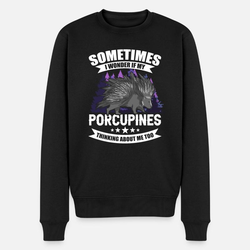 Porcs-épics - Pull Premium bio Homme - noir