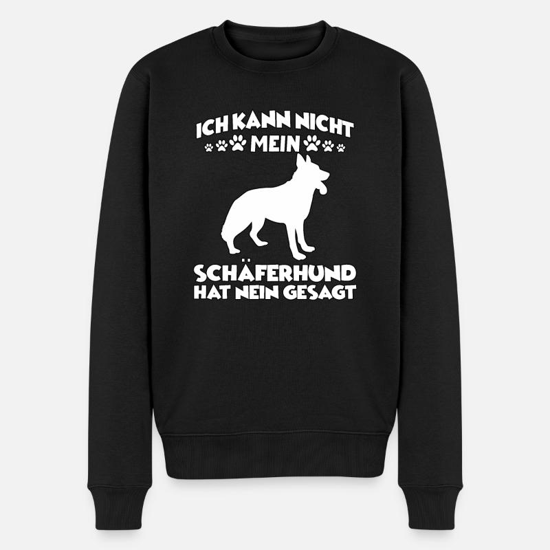 Schäferhund Hundesport Deutscher Schäferhund Gassi - Männer Premium Bio Pullover - Schwarz