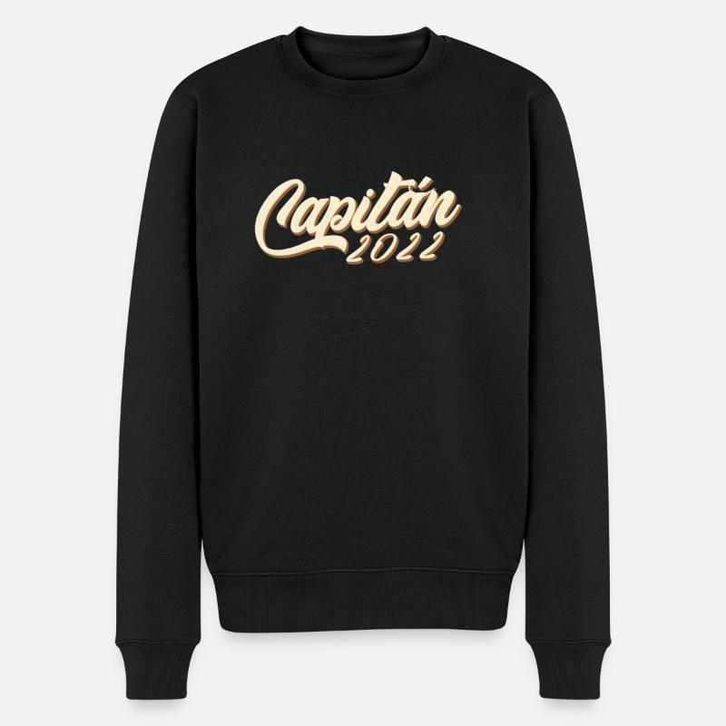 el Capitán seit 2022 Sportbootführerschein SBF - Männer Premium Bio Pullover - Schwarz