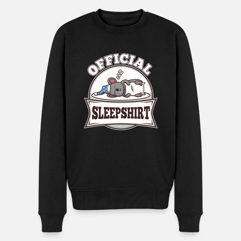 Offizielles schlafshirt Koala - Männer Premium Bio Pullover - Schwarz