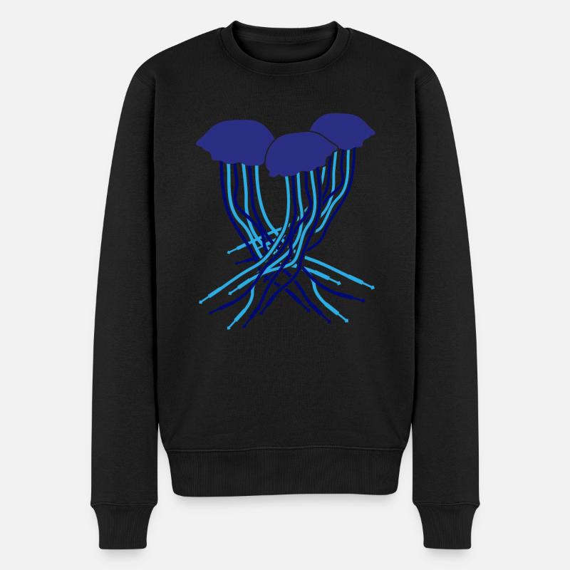 Synthétiseur Méduse Méduse Synthétiseurs modulaires - Pull Premium bio Homme - noir