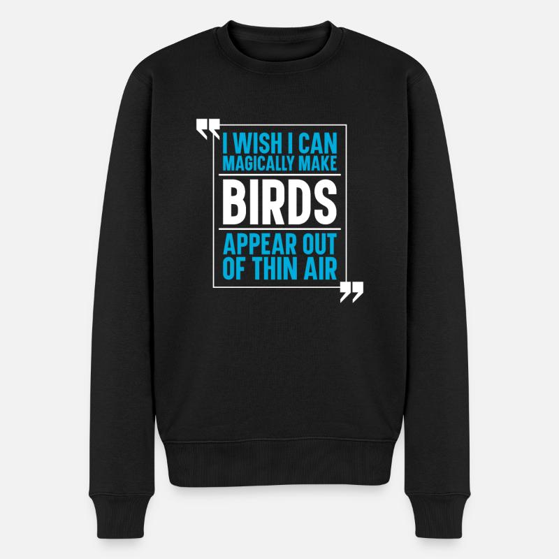 Oiseaux Oiseaux - Pull Premium bio Homme - noir
