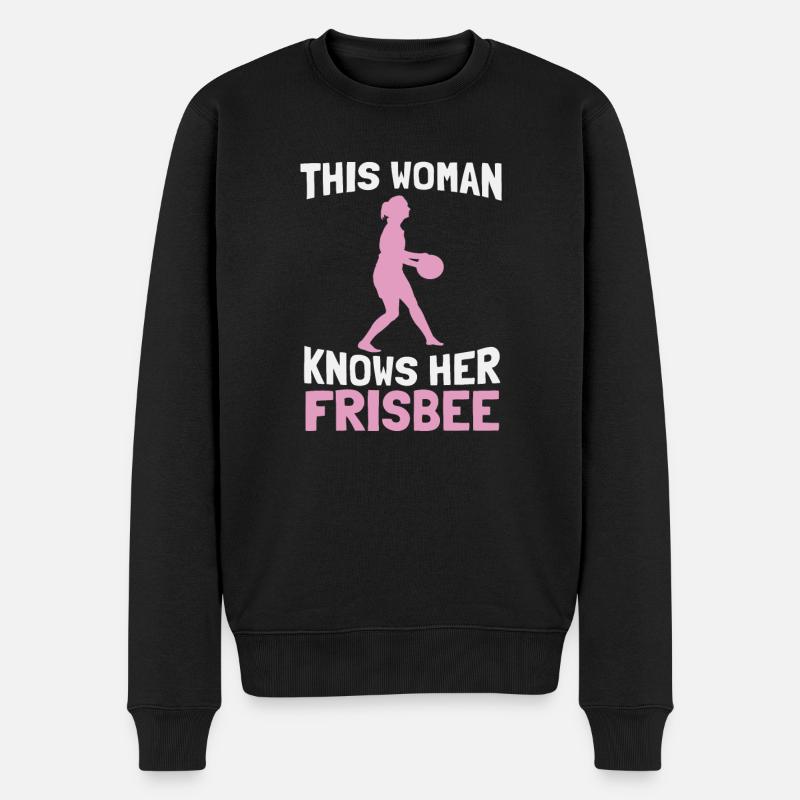 Frisbee - Pull Premium bio Homme - noir