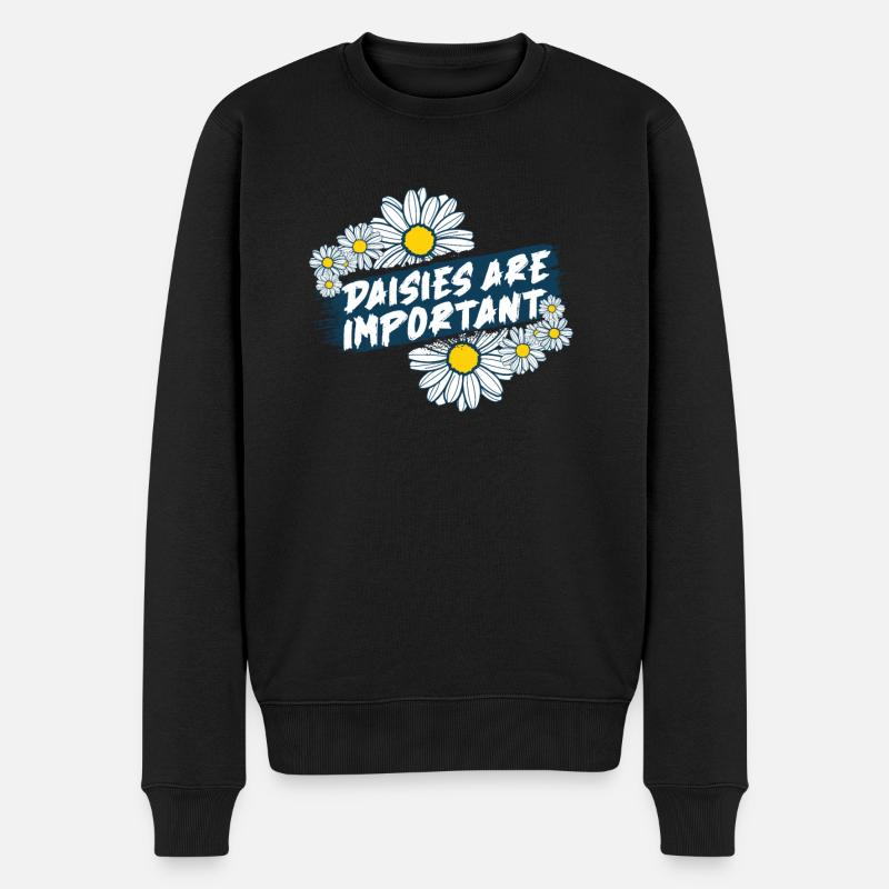 Hobby Jardinier Jardinier Fleur d’Oie - Pull Premium bio Homme - noir