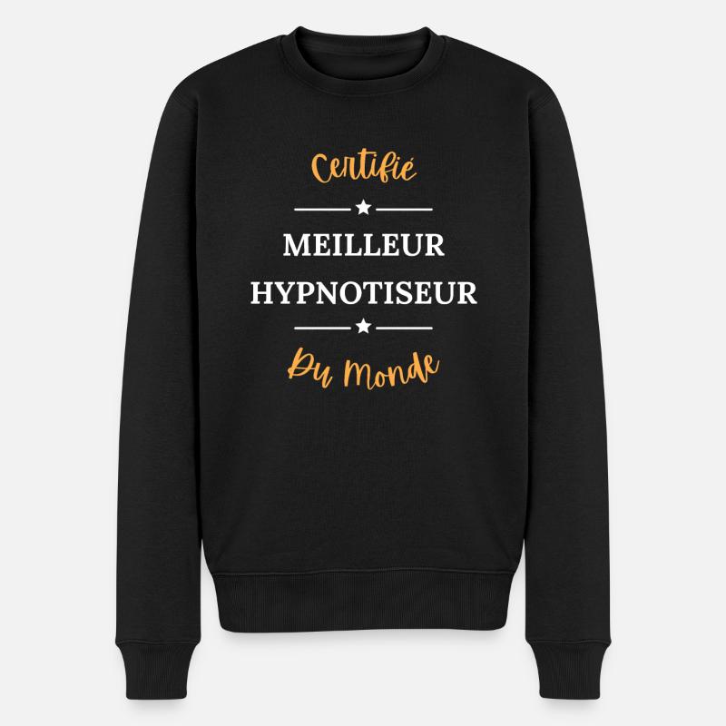 Certifié meilleur hypnotiseur - Pull Premium bio Homme - noir