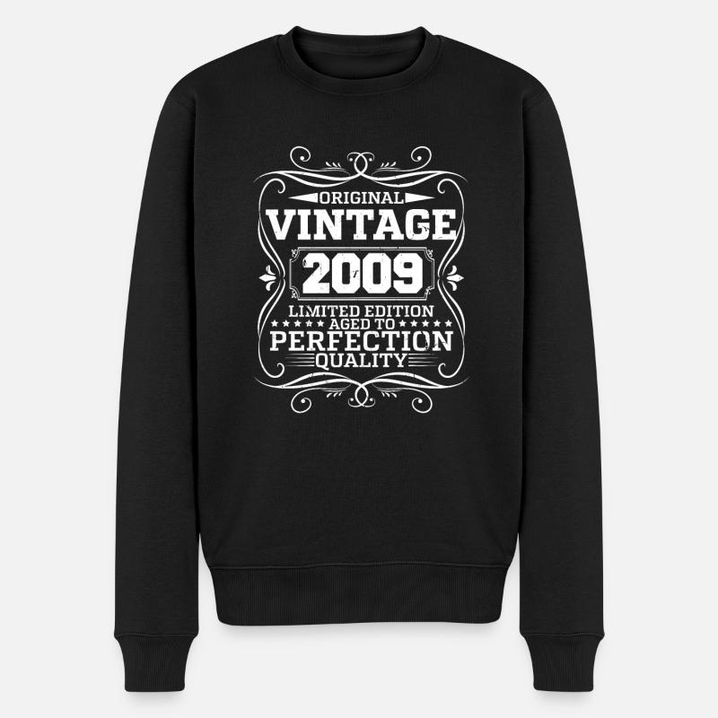 Vintage 2009 Édition Limitée Originale - Pull Premium bio Homme - noir