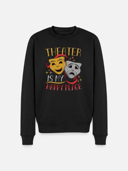 Theatre teacher Drama teacher - Men's Premium Organic Jumper - black
