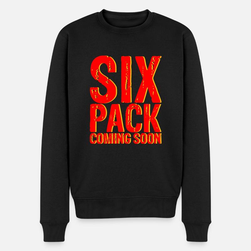 Six Pack à venir 17 - Pull Premium bio Homme - noir