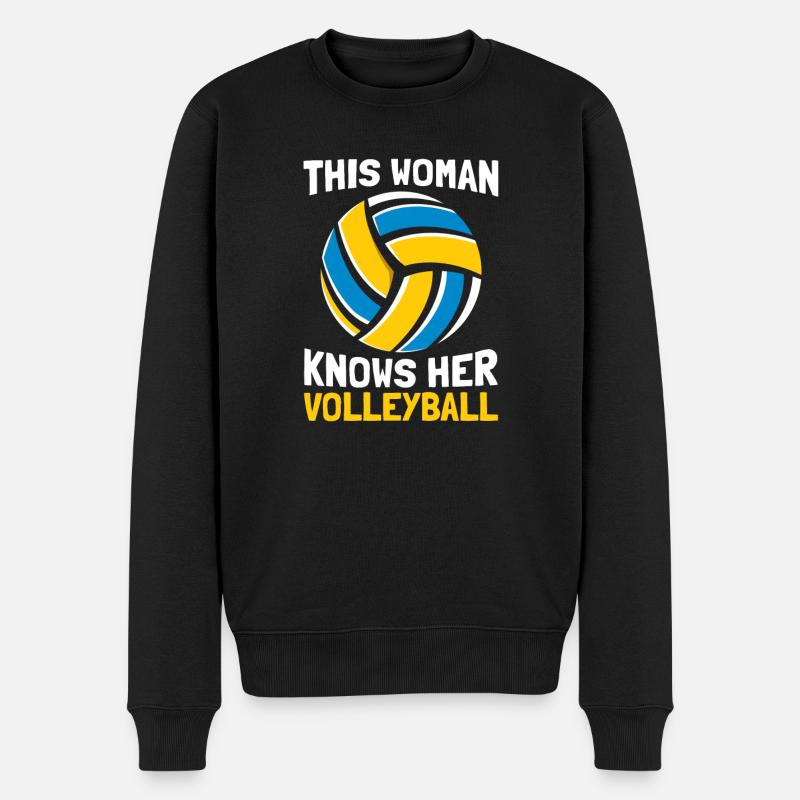 Volleyball Volleyball de plage - Pull Premium bio Homme - noir