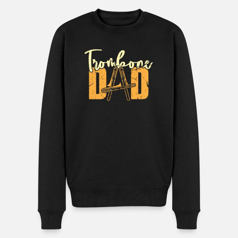 Trombone - Pull Premium bio Homme - noir