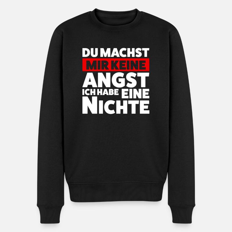 Onkel Nichte Nichten Geschenk - Männer Premium Bio Pullover - Schwarz
