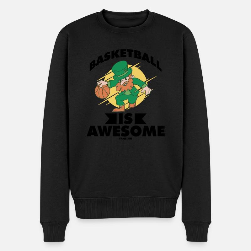Le basketball est génial - Pull Premium bio Homme - noir