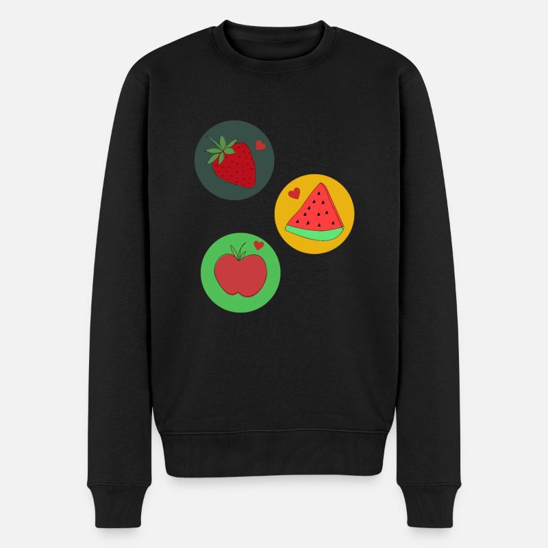 Fruits - Pull Premium bio Homme - noir