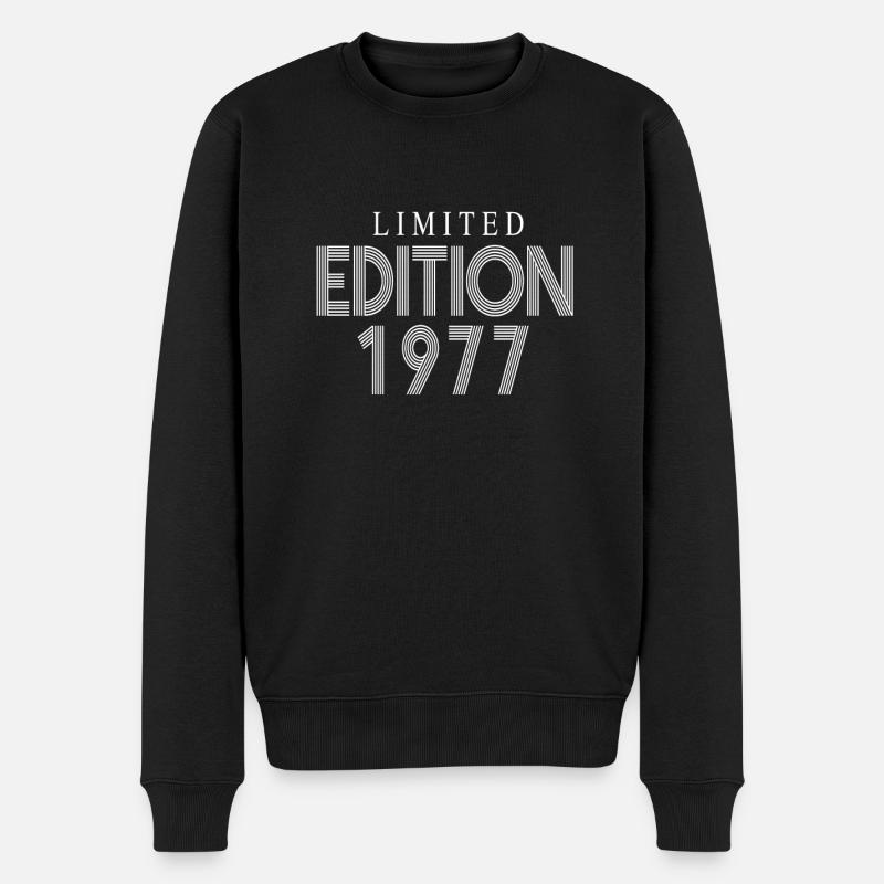 Édition limitée 1977 - Pull Premium bio Homme - noir