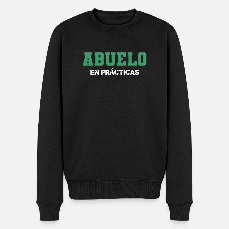 Abuelo En Prácticas - Pull Premium bio Homme - noir