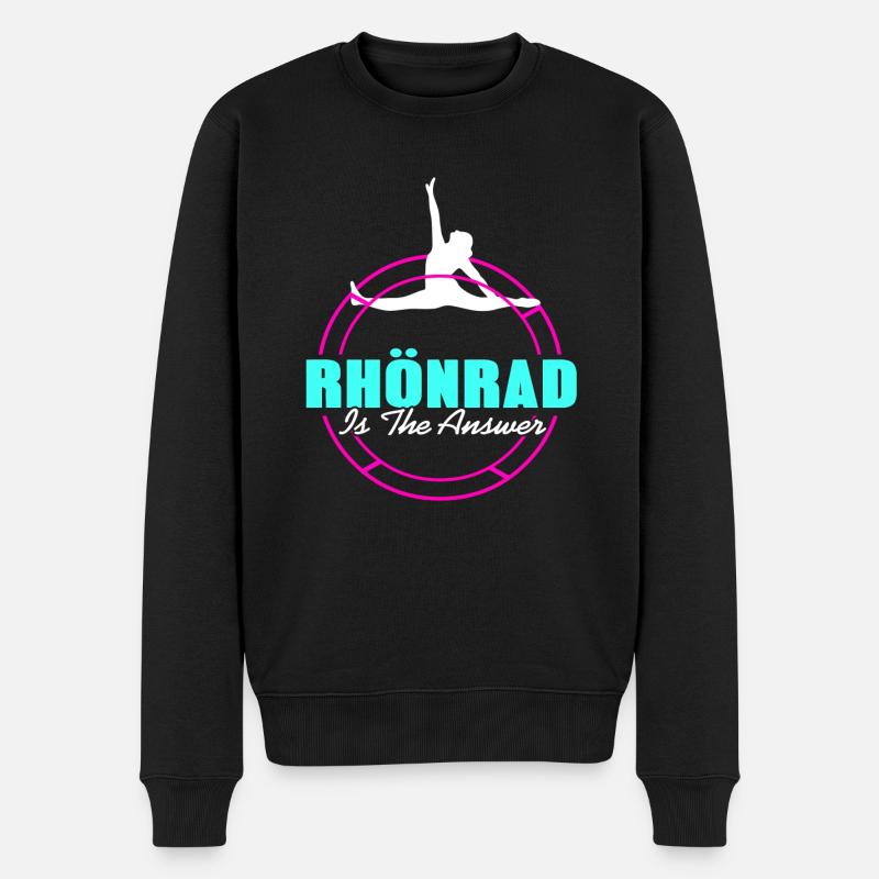 Rhönrad est la réponse - Pull Premium bio Homme - noir