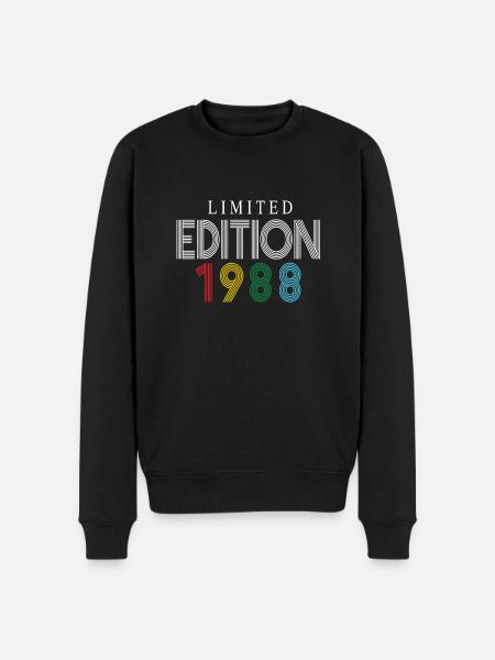 Édition limitée 1988 - Pull Premium bio Homme - noir