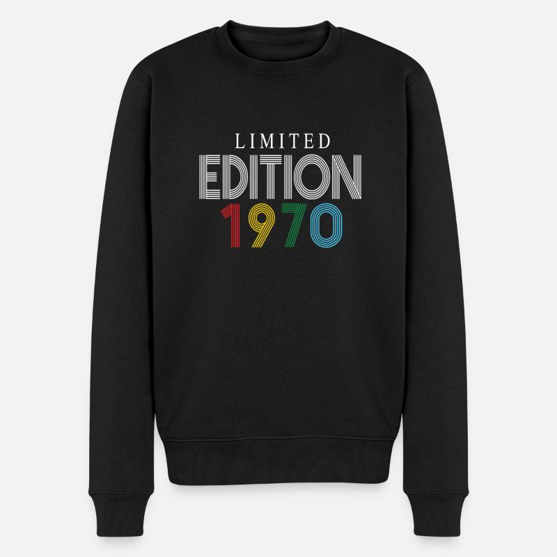 Édition limitée 1970 - Pull Premium bio Homme - noir