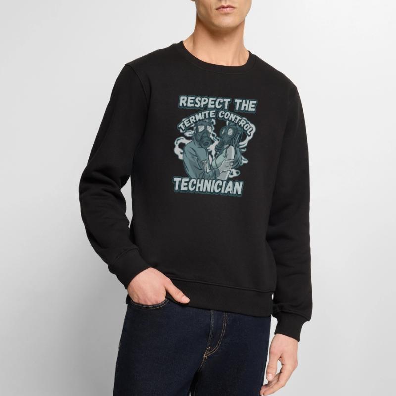 Respect The Termite Control Technician for a Bug Men's Premium Organic Jumper