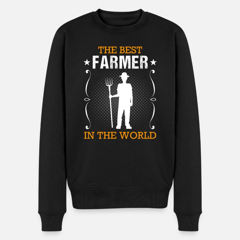 Agriculteur Profession Agricole Cadeau - Pull Premium bio Homme - noir