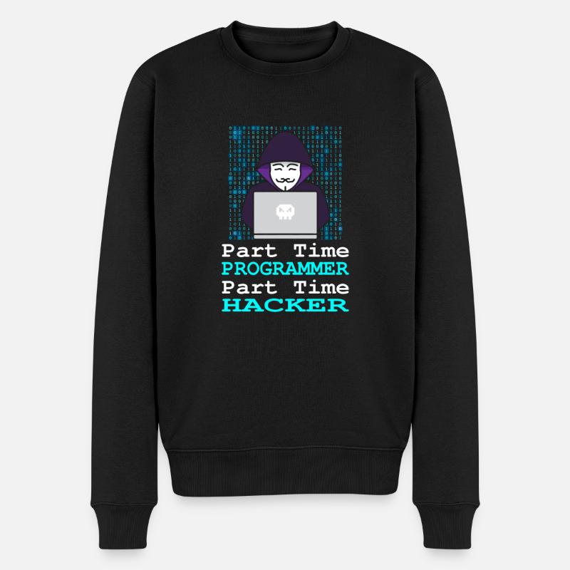 Programmeur Coder Développeur de logiciels - Pull Premium bio Homme - noir
