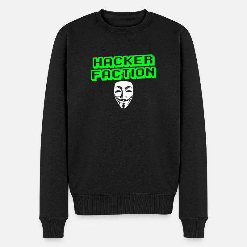 Programmierer Coder Software Entwickler - Männer Premium Bio Pullover - Schwarz