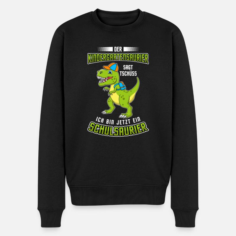 Schulanfang Einschulung 1 Klasse Grundschule - Männer Premium Bio Pullover - Schwarz