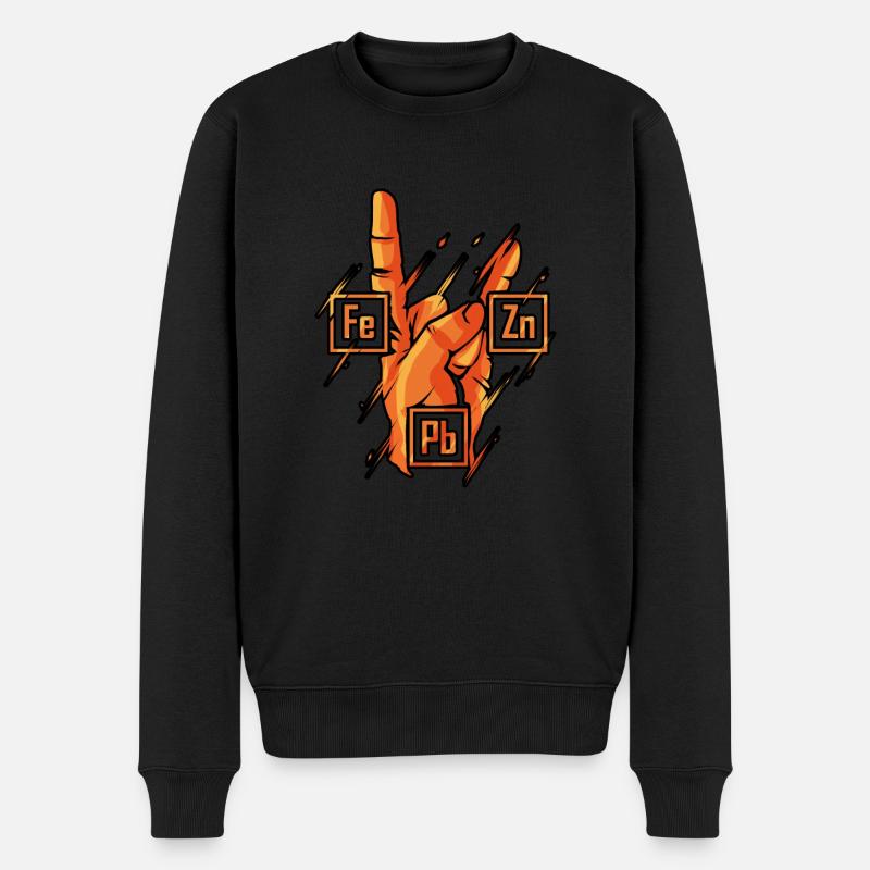 Heavy Metals Chemistry - Männer Premium Bio Pullover - Schwarz