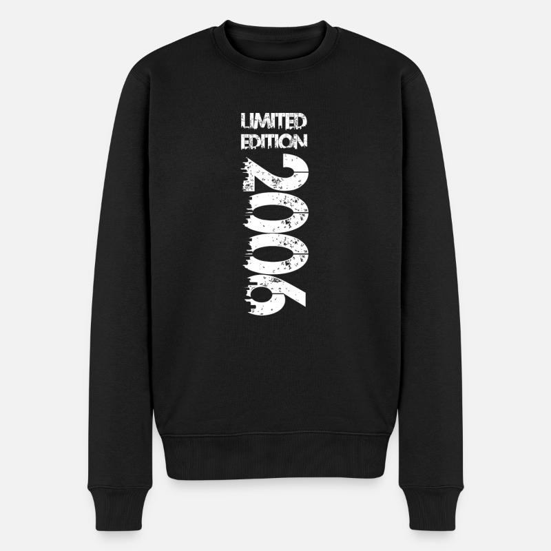 Limited Edition 2006 - Männer Premium Bio Pullover - Schwarz
