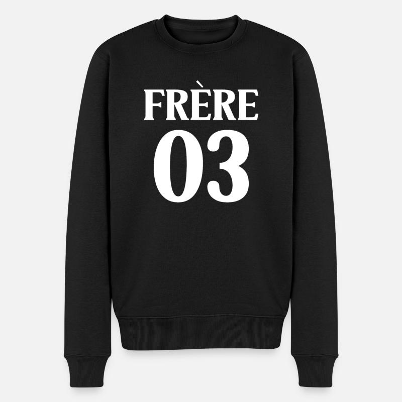 Frère 03 - Pull Premium bio Homme - noir