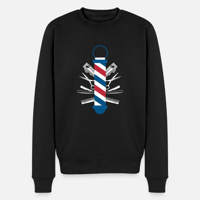 Barber Shirt Gift - Men's Premium Organic Jumper - black