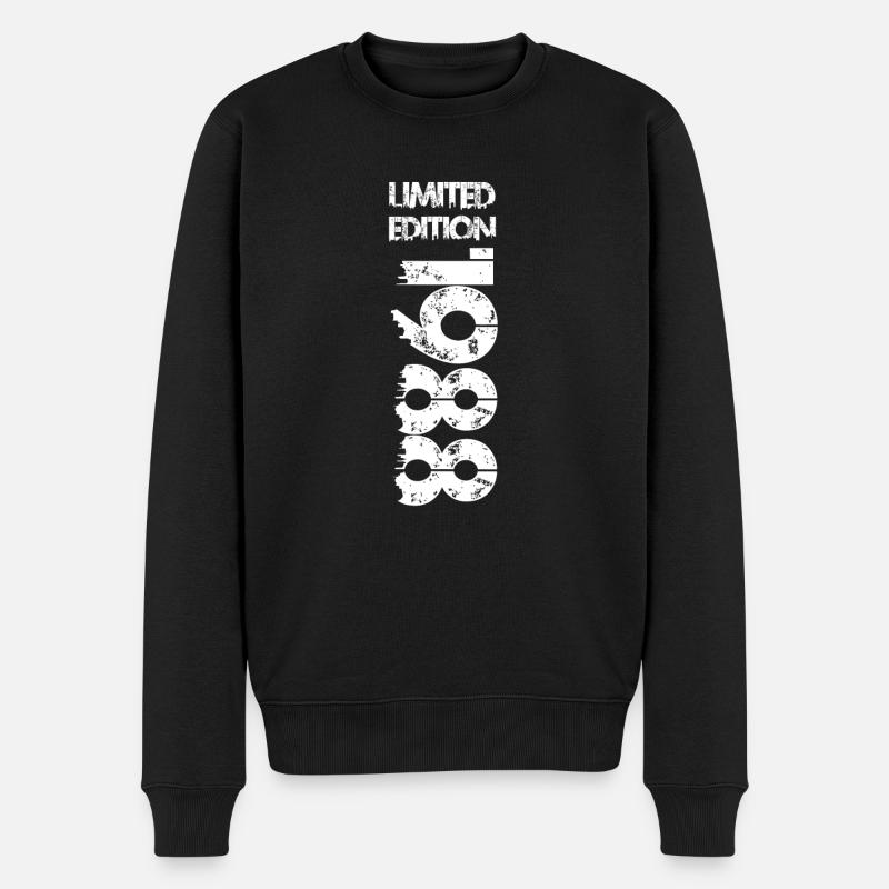 Édition limitée 1988 - Pull Premium bio Homme - noir