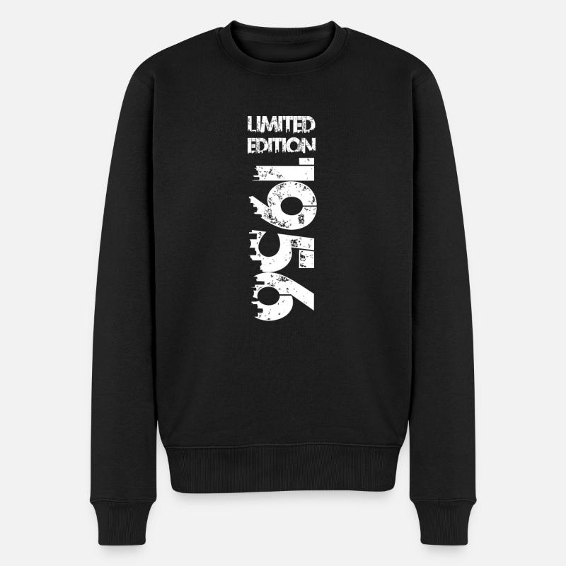 Limited Edition 1956 - Männer Premium Bio Pullover - Schwarz