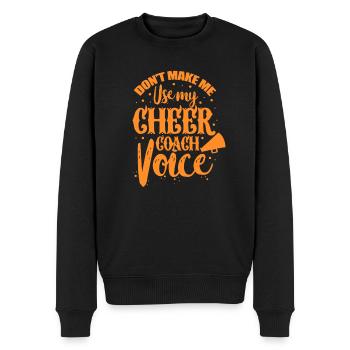 Cheer Coach - Drôle de pom-pom girl professionnelle - Pull Premium bio Homme - noir - Devant - Nico (187cm)